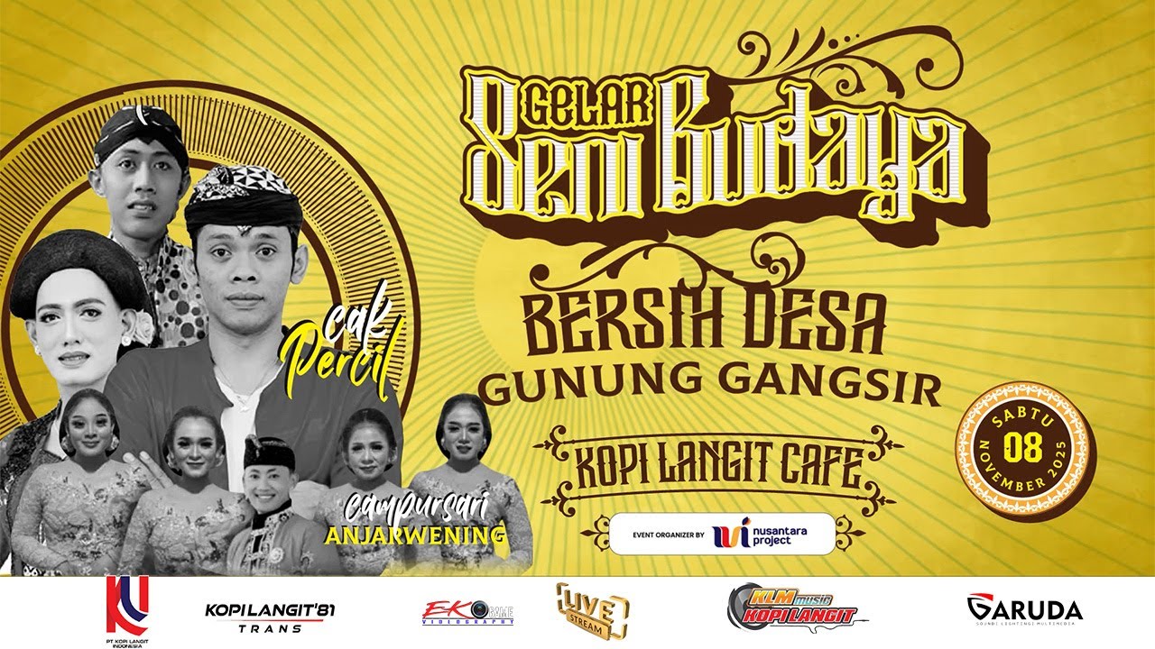 CAK PERCIL & CAMPURSARI ANJAR WENING || KOPI LANGIT CAFE || 8 NOVEMBER 2025