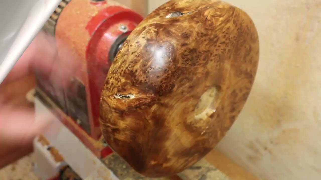 Turning My Most Expensive Bowl To Date - A Stunning Thuya Burl Blank For Woodturning