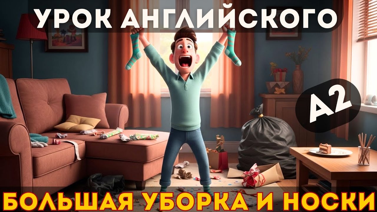 Английский на слух A2: большая уборка после праздников
