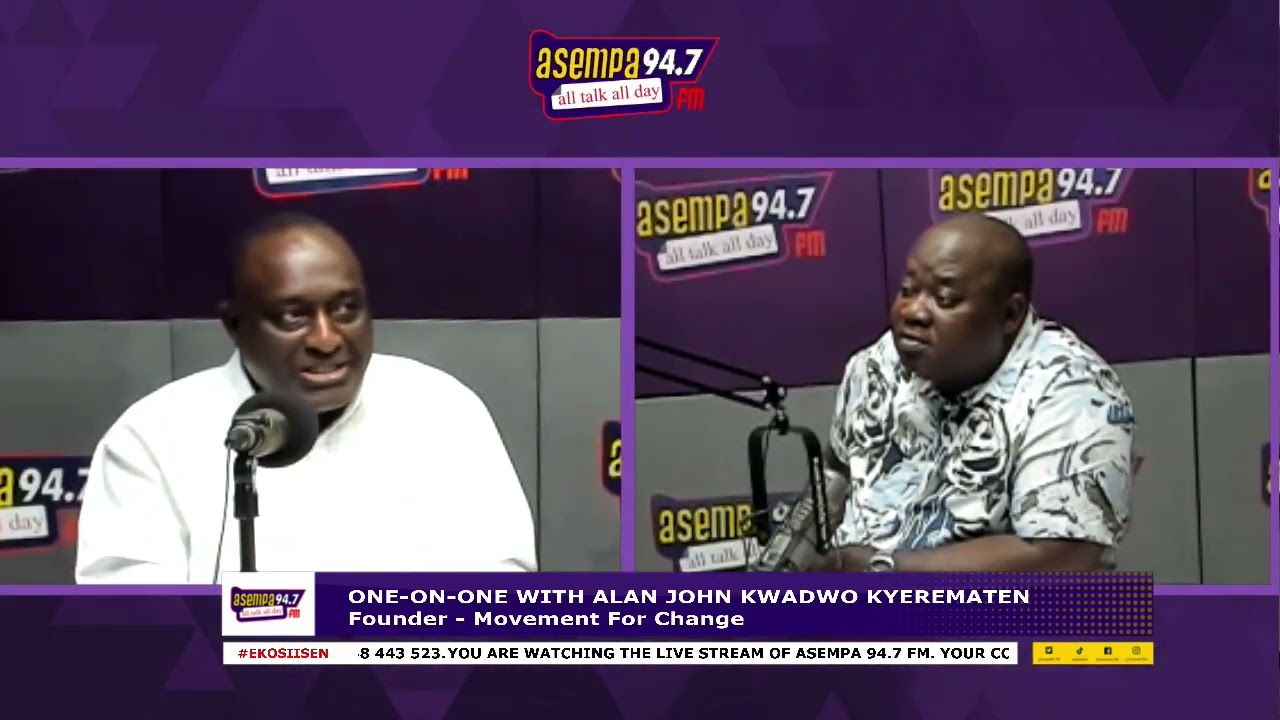 EKOSIISEN ONE-ON-ONE WITH ALAN JOHN KWADWO KYEREMATEN Founder - Movement For Change (25/06/24)
