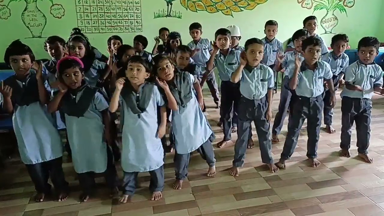 Rail chali hai jhuk jhuk||Std 1st||Urdu Poem