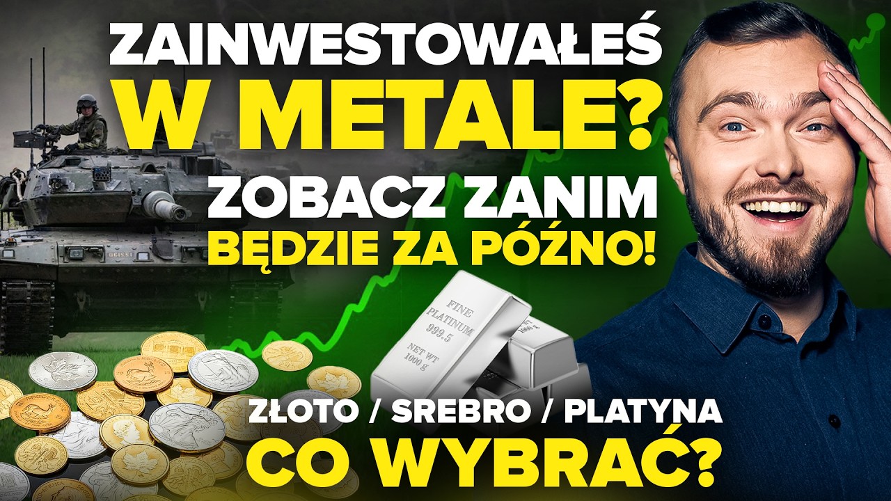 Złoto, srebro, platyna – tylko jeden metal daje zarobić. Zobacz zanim zainwestujesz!
