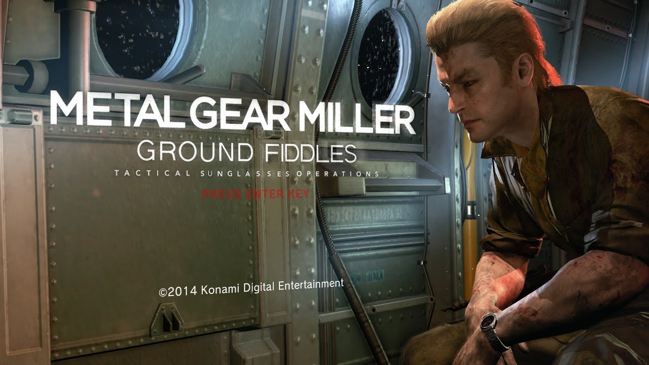 METAL GEAR MILLER: GROUND FIDDLES Did you like my Sunglasses edition