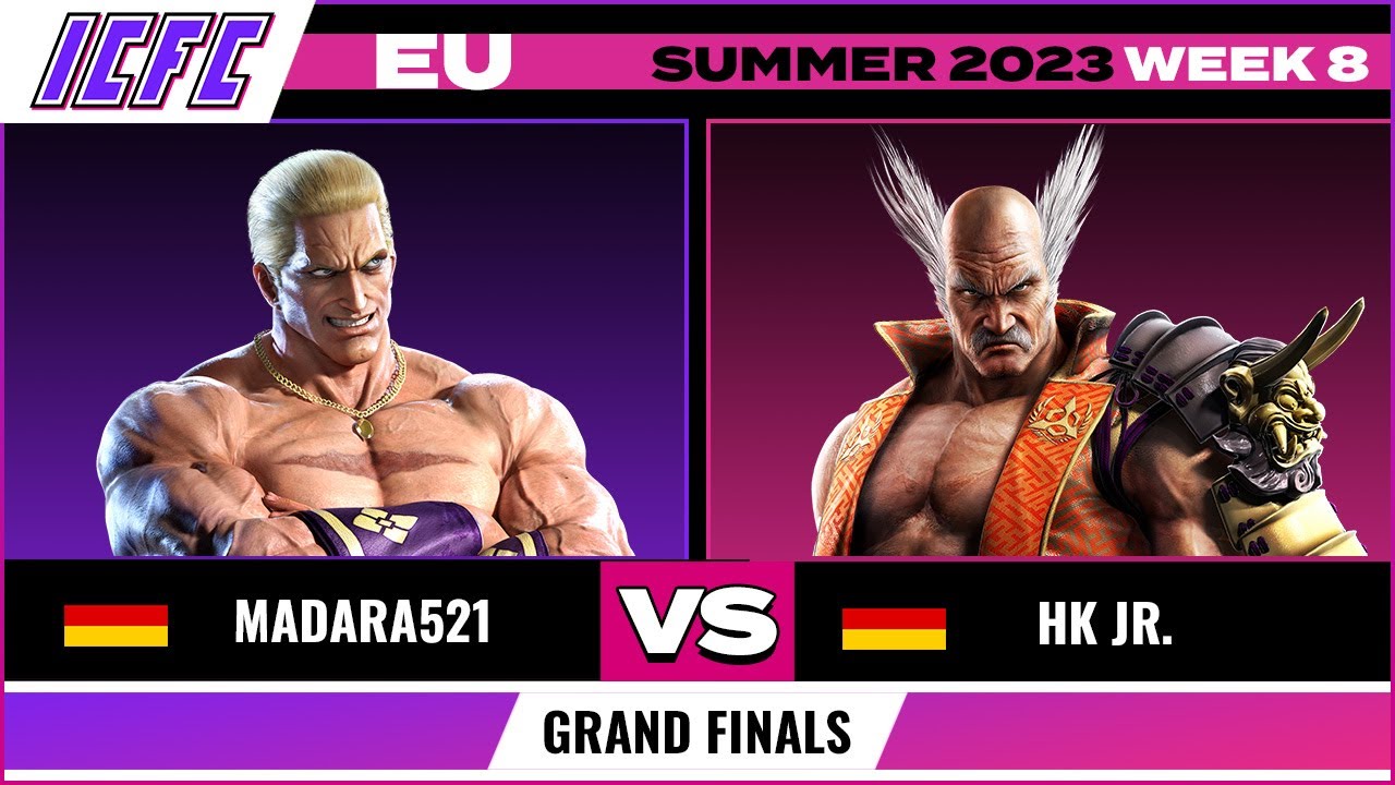 Madara521 (Geese) против FaZe Hk Jr. (Heihachi) ICFC Tekken 7 — EU: лето 2023 — финал 8-й недели