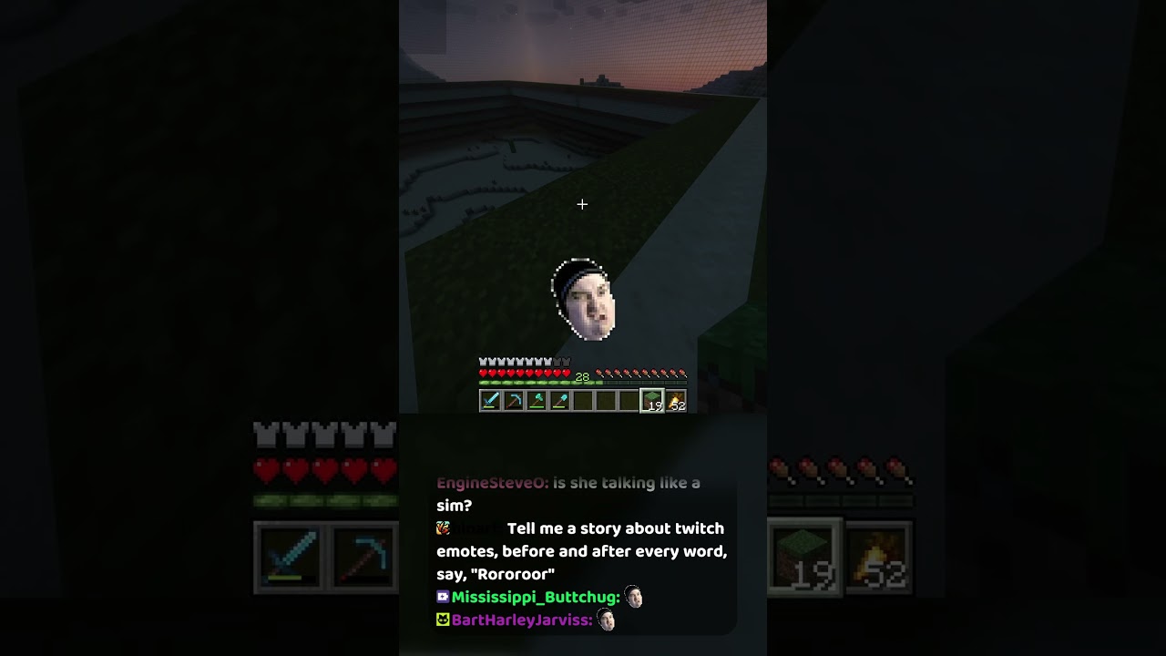 Maybe I stick to talking to Reals #chiblee #twitch #minecraft