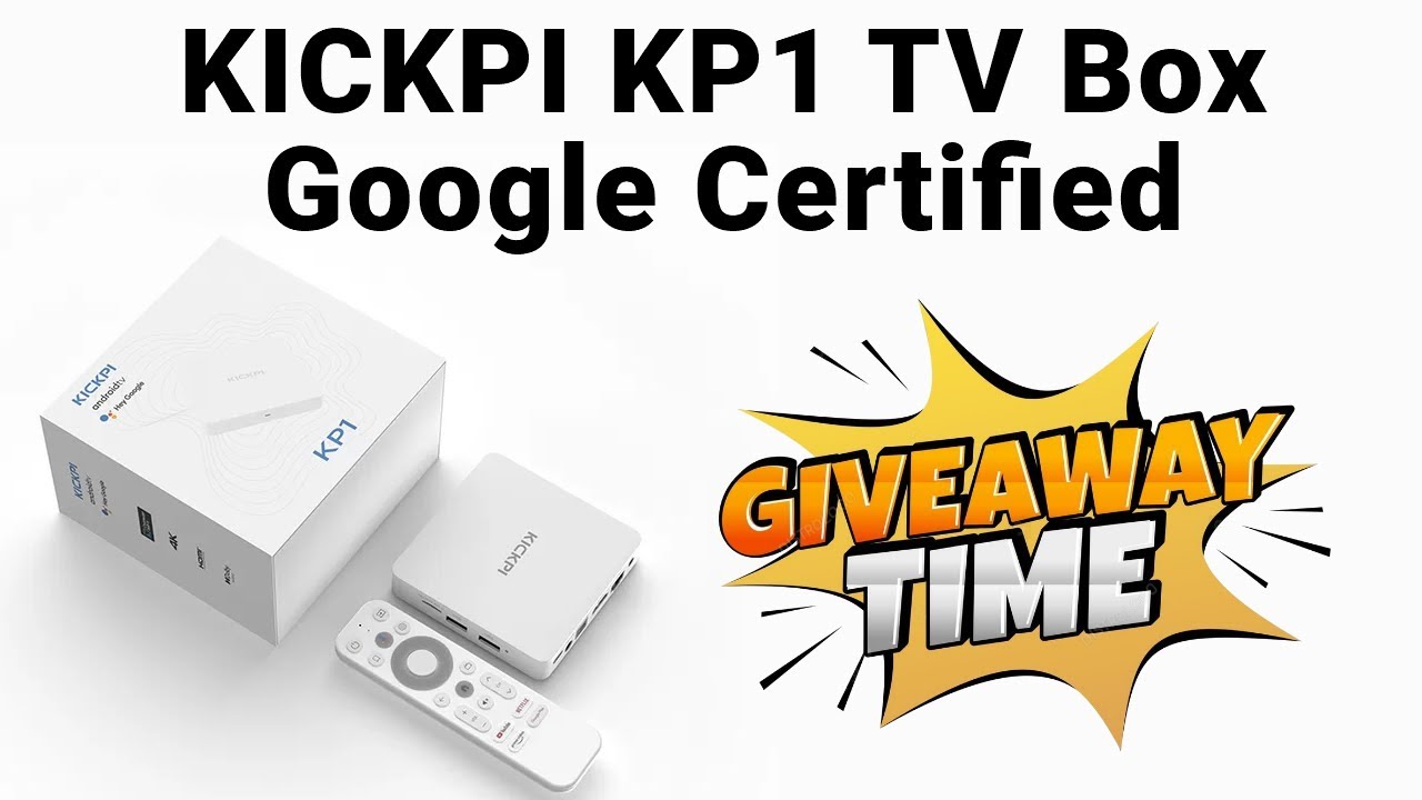 KICKPI KP1 Сертифицированная Google ТВ-приставка Amlogic — раздача-сюрприз