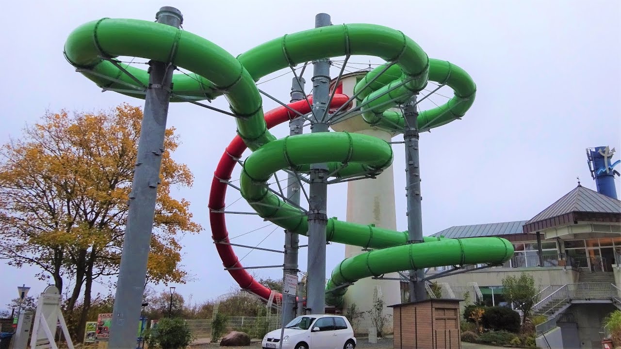 Sehr schöne und lange Wasserrutsche!! Green Mamba im Ostsee Therme, Scharbeutz