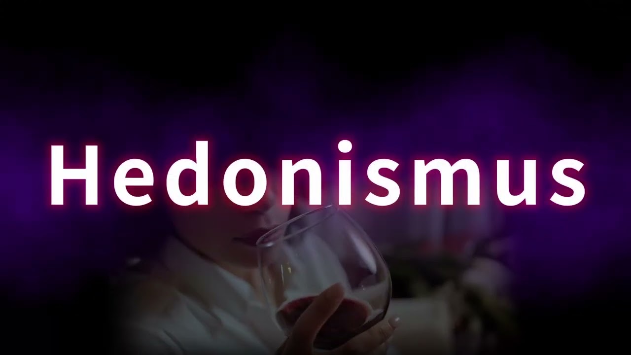 Hedonismus. Richtige Sprechweise, Bedeutung. Korrekte Aussprache. Gutes Deutsch.Von TV-Profisprecher