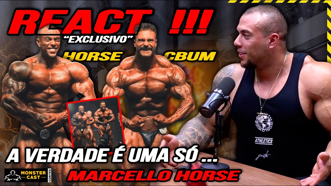 HORSE REAGE AO CONFRONTO vs CBUM na OPEN e EXPÕE A VERDADE ! | MARCELLO HORSE