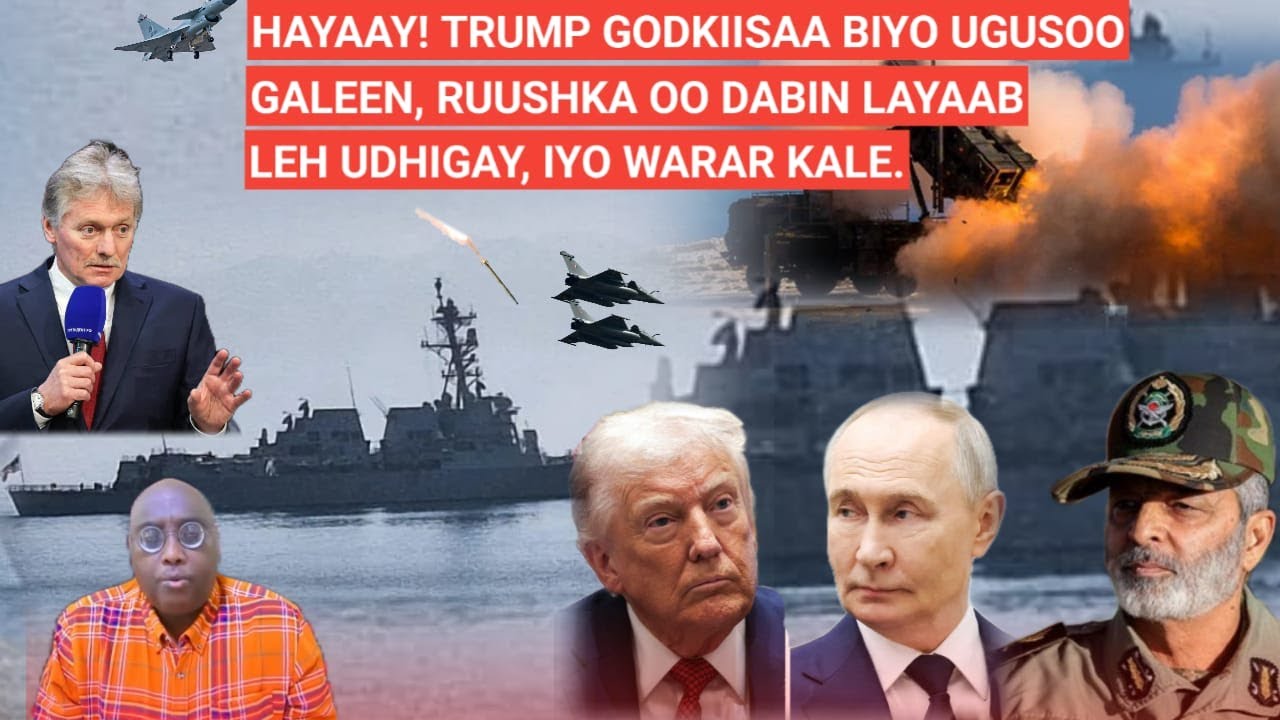 BARN.1AAD: HAYAAY! TRUMP GODKIISAA BIYO UGUSOOGALEEN, RUSHKA OO DABIN LAYAAB LEH LAMAGAN ARINTA IRAN