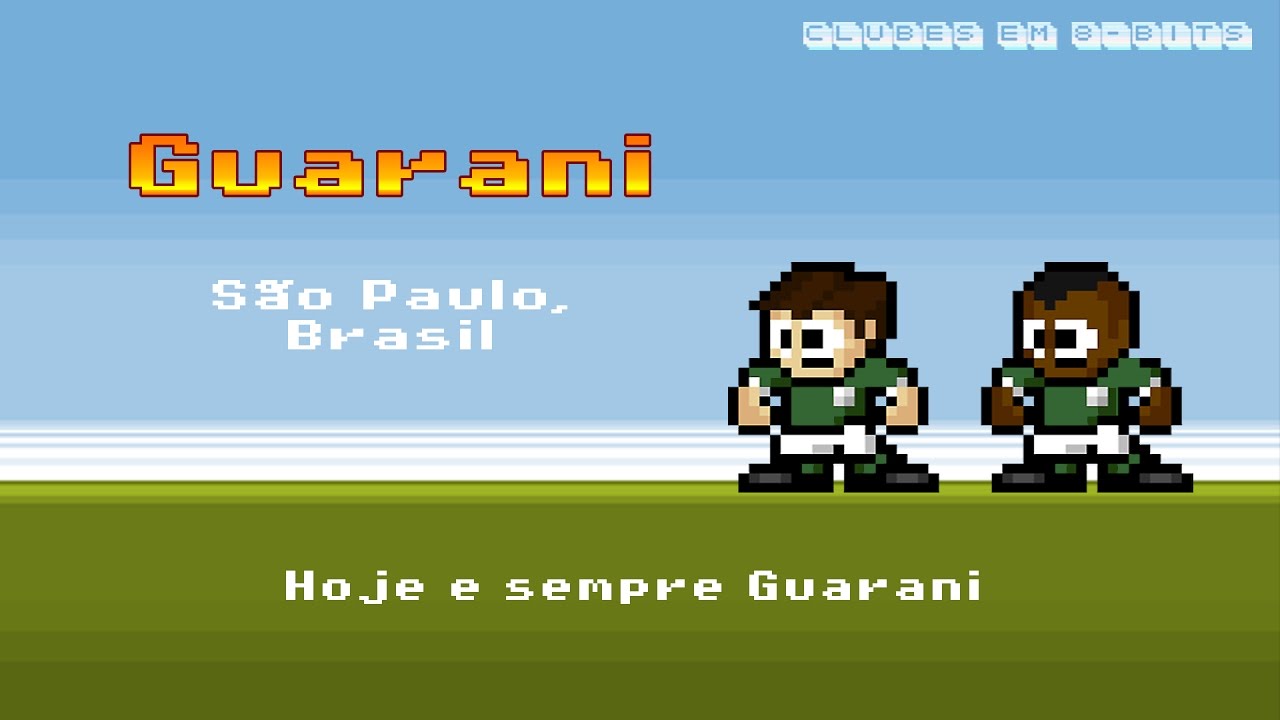 Hino do Guarani Versão 8-Bits