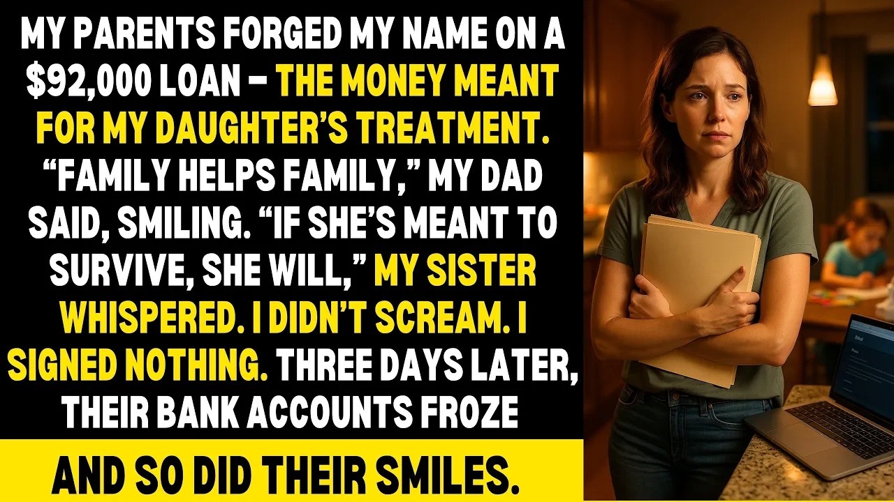 My Parents Stole My Daughter’s Surgery Fund — So I Did What No One Expected...