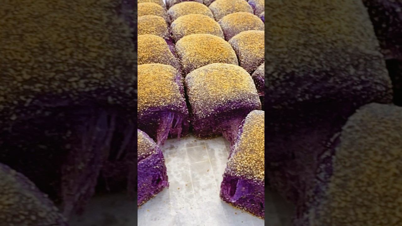 Ube Pandesal recipe hindi dry soft and fluffy delicious#ubepandesal#tinapay#filipinobread