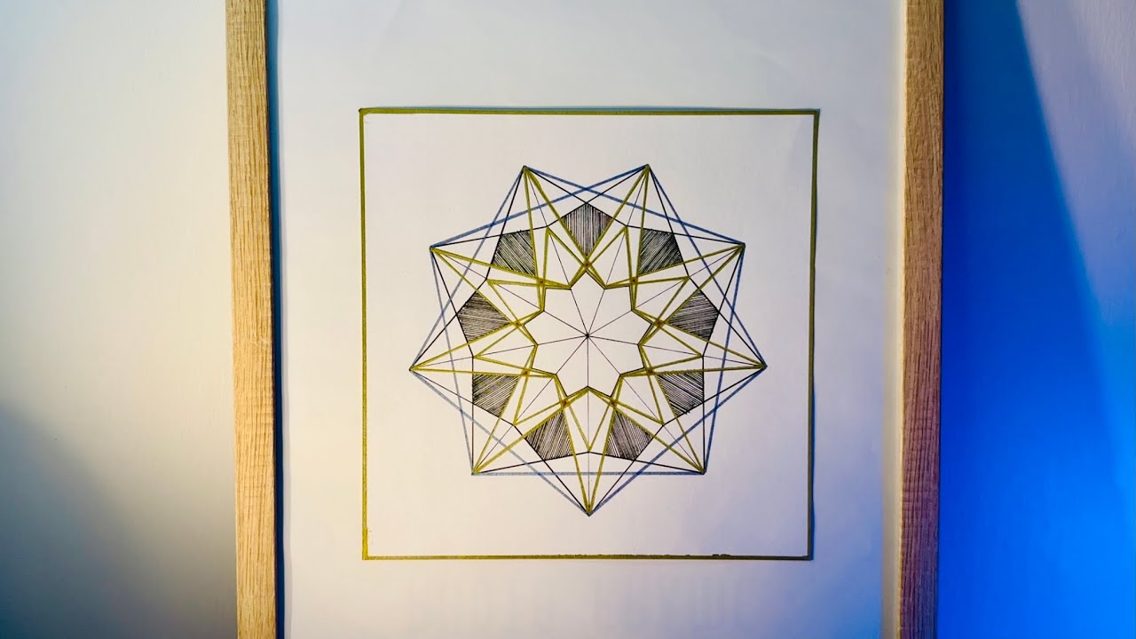 Sketching a Repeated Patterns Design • Congruent Geometric Shapes • Maths & Tessellation Style