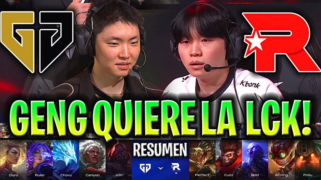 GENG BUSCA SER EL REY DE LA LCK!😱 | GEN vs KT Resumen Completo LCK Cup 2026