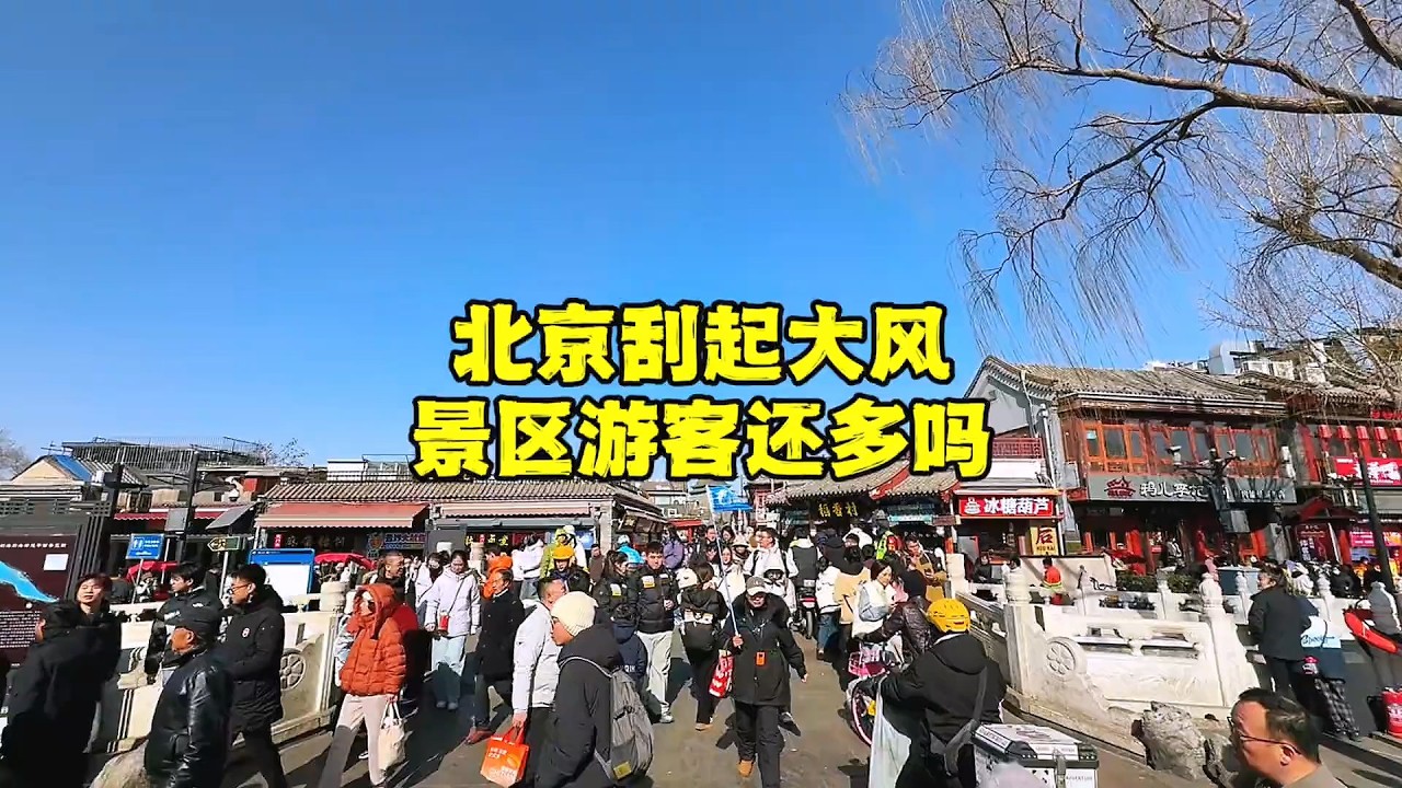 北京刮起大风，各景区真实现状竟然是这样的，一起来看看！【北京旅游等着瞧】 #春节 #景区