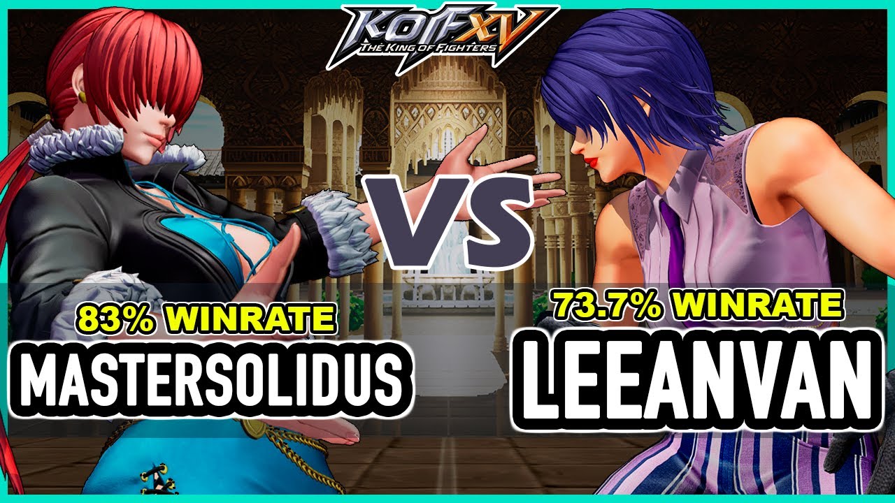 KOF XV 🔥 Mastersolidus (Shermie/Clark/Ramón) vs Leeanvan (Vanessa/Whip/Isla)