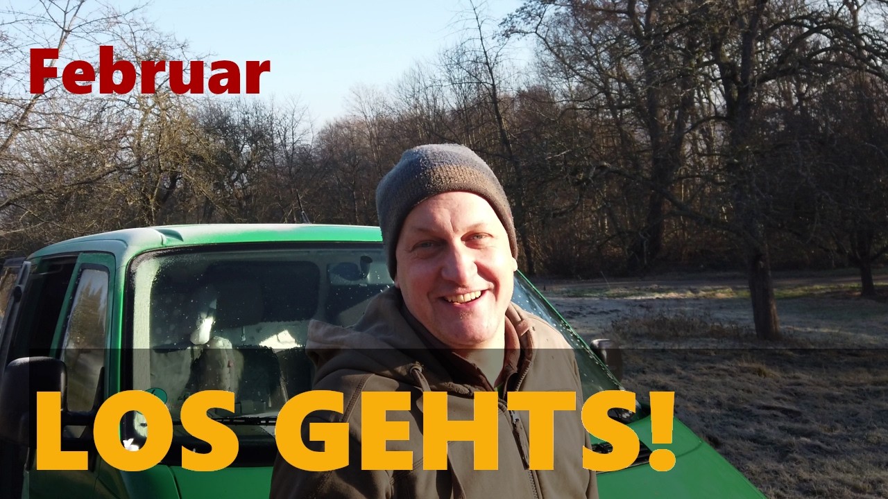 Bienen im Januar – Bienen kontrollieren, Baum fällen & unterwegs im VW T4