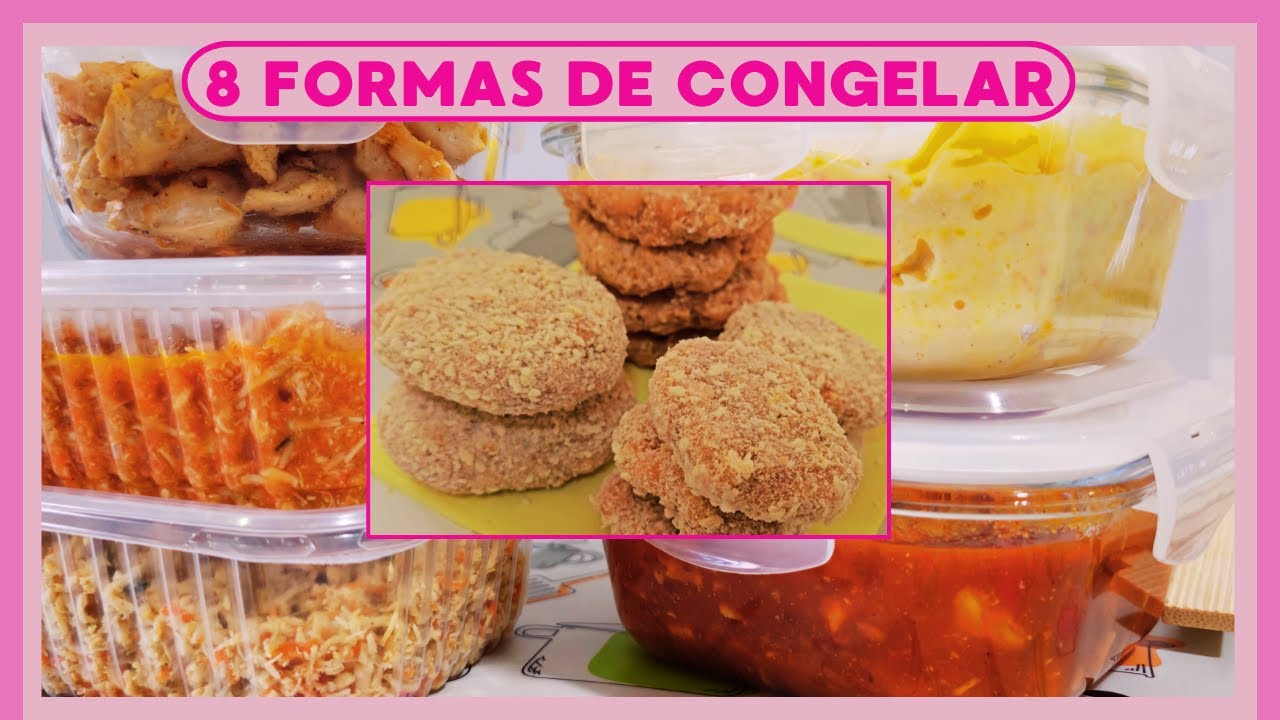 🍗8 FORMAS DIFERENTES DE CONGELAR PEITO DE FRANGO | Como congelar frango? #congelamento #congelar
