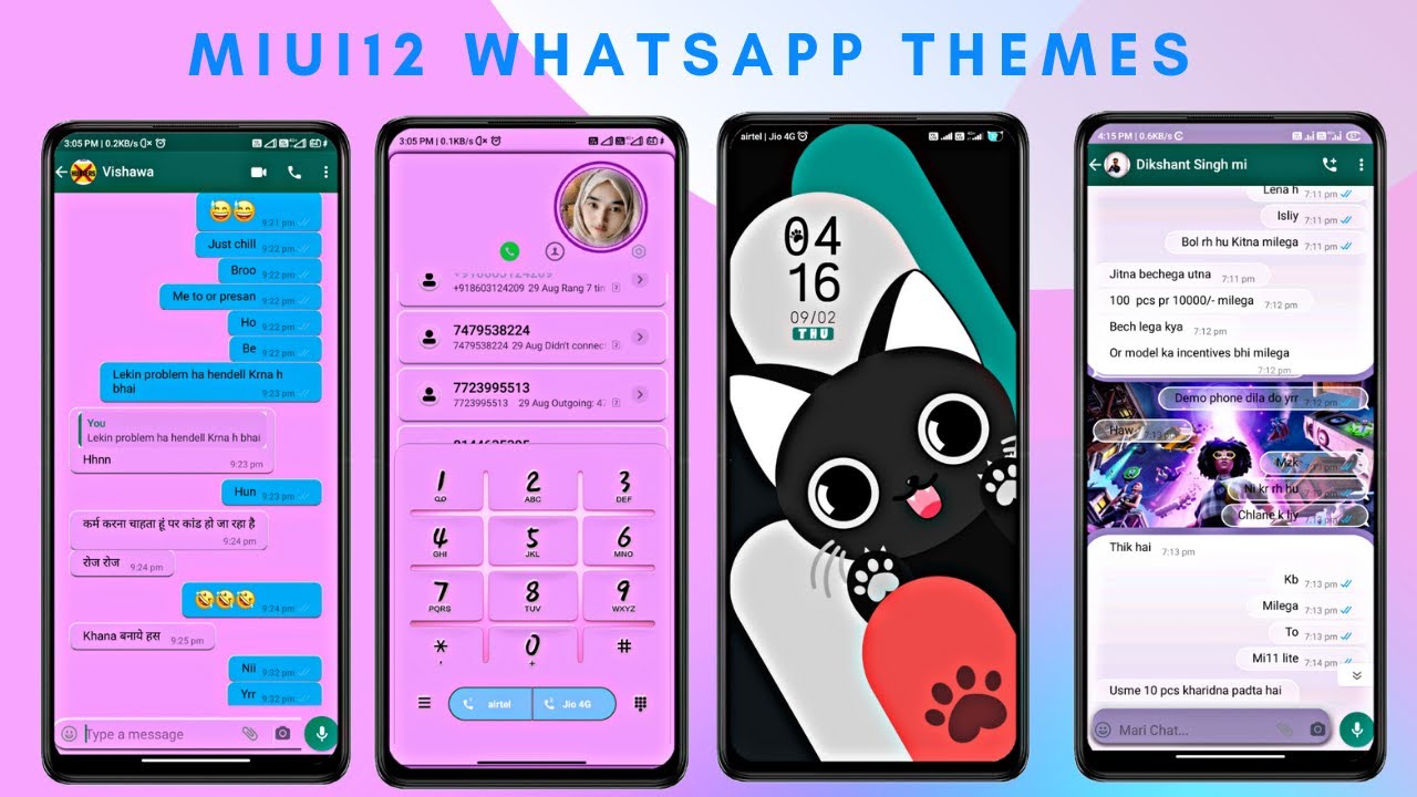 miui 12 whatsapp theme | change whatsapp theme | miui whatsapp theme