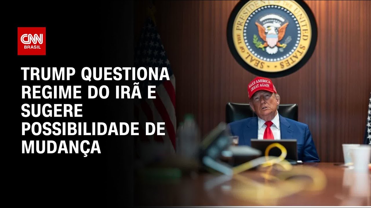 Trump questiona regime iraniano e defende mudan&ccedil;a no pa&iacute;s | CNN PRIME TIME