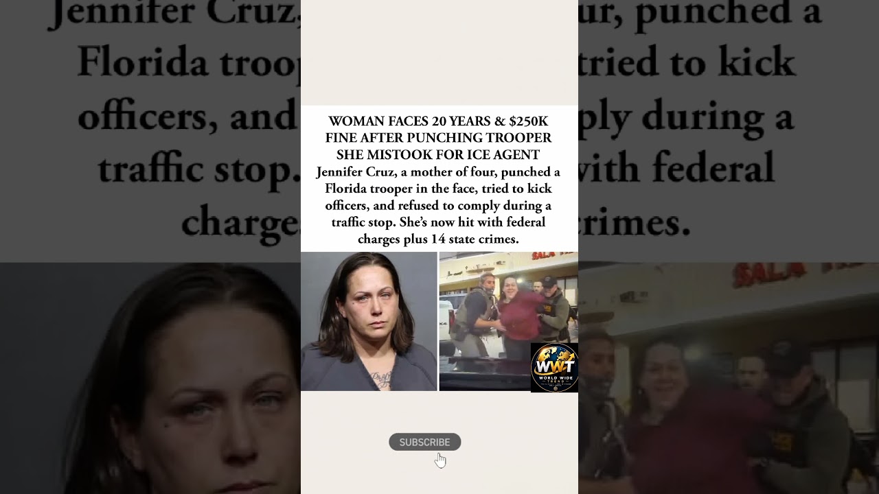 🚨 Woman Faces 20 Years After Traffic Stop Allegedly Turns Violent #shorts