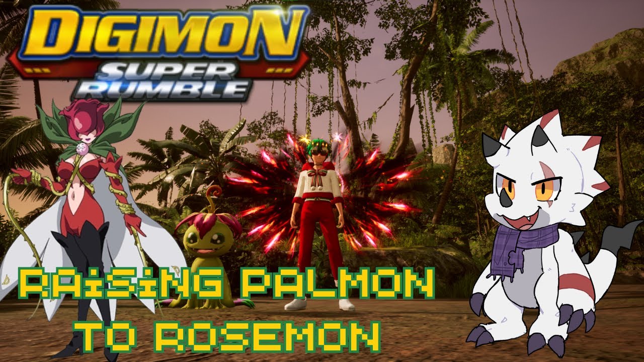 How to Raise Palmon to Rosemon in Digimon Super Rumble!