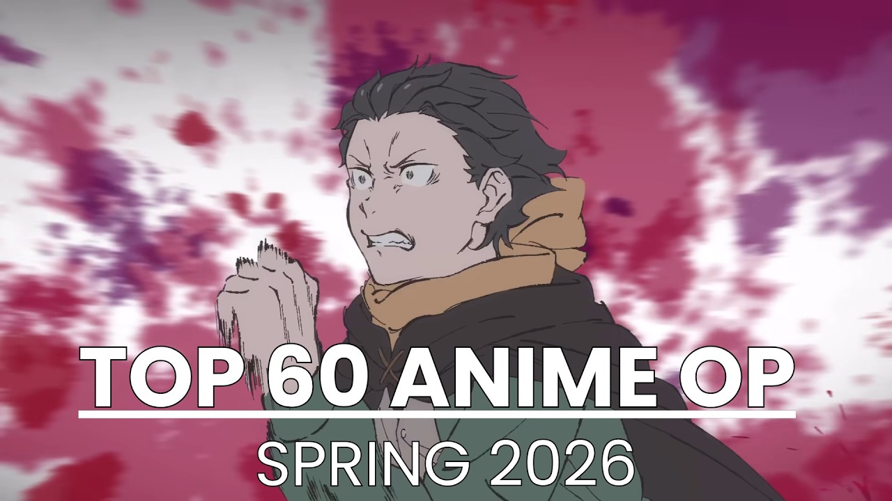 My Top 60 Anime Openings - Spring 2026 (Final Version)