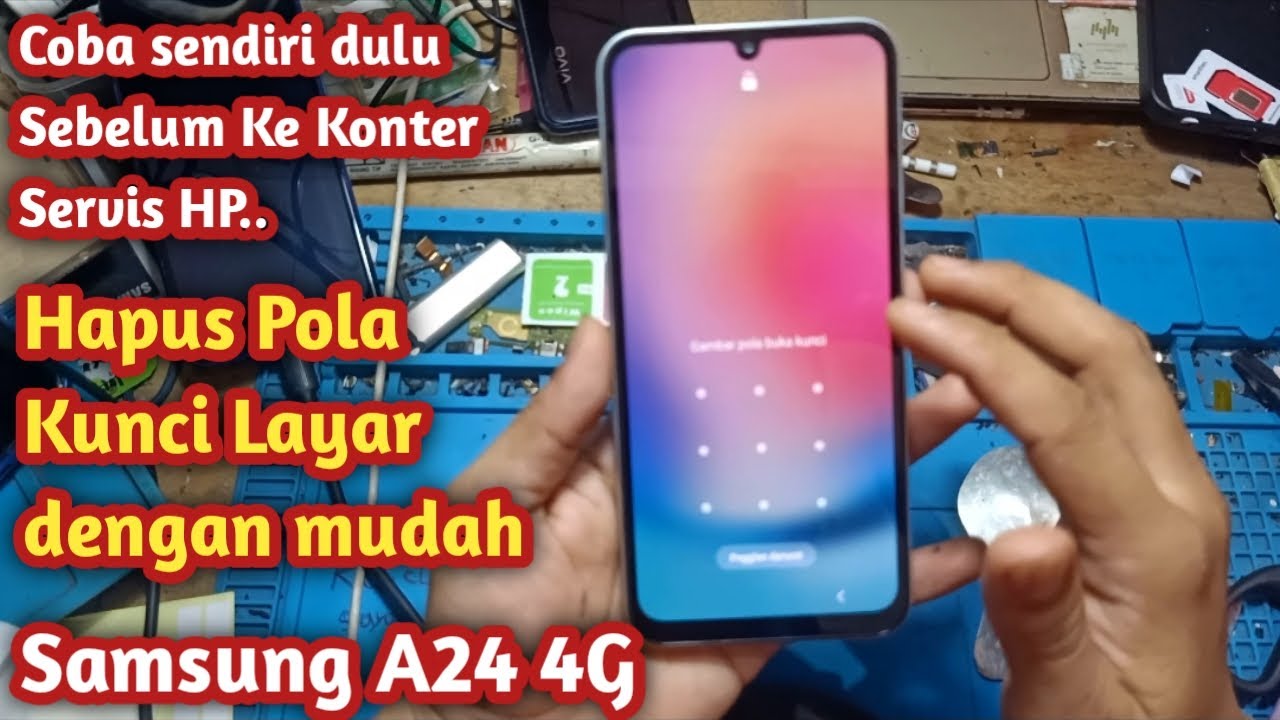 Cara Hard Reset Hapus Pola Samsung A24 4G