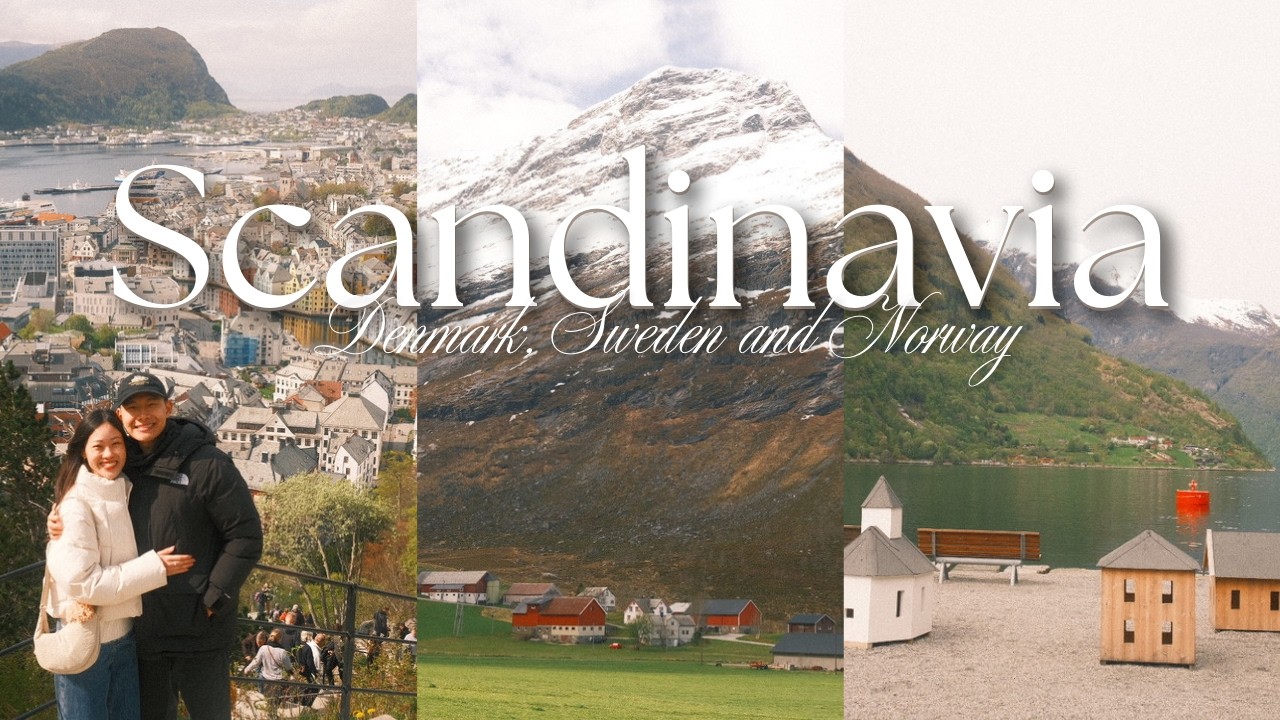 2 weeks in Scandinavia (denmark, sweden & norway) 💙🏔️| cafes, fjords, attending a wedding & fishing