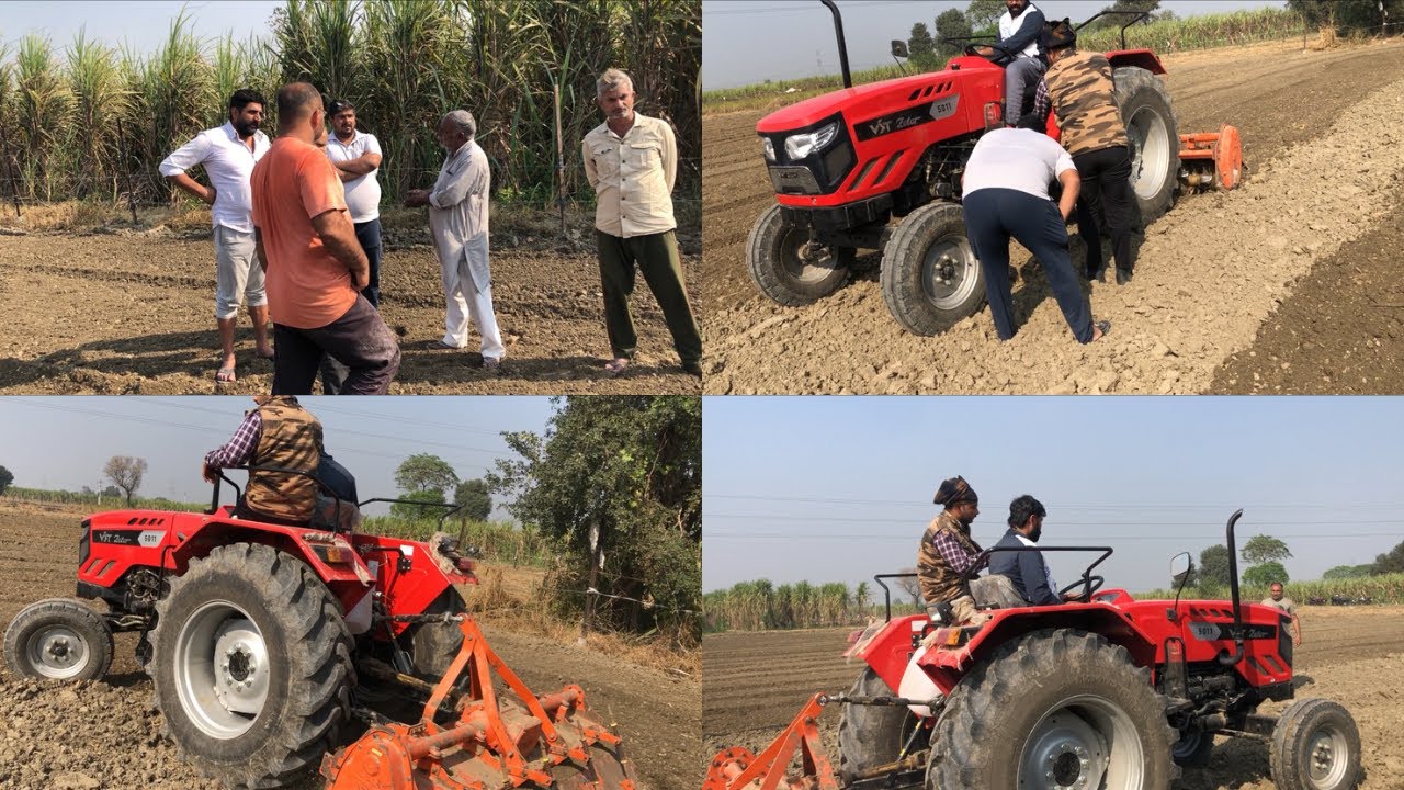ये क्या आ गया मार्केट मैं हल्ला मच गया VST ZETOR 5011 ज़बरदस्त परफ़ोमैंस के साथ 8fit rotovetor demo