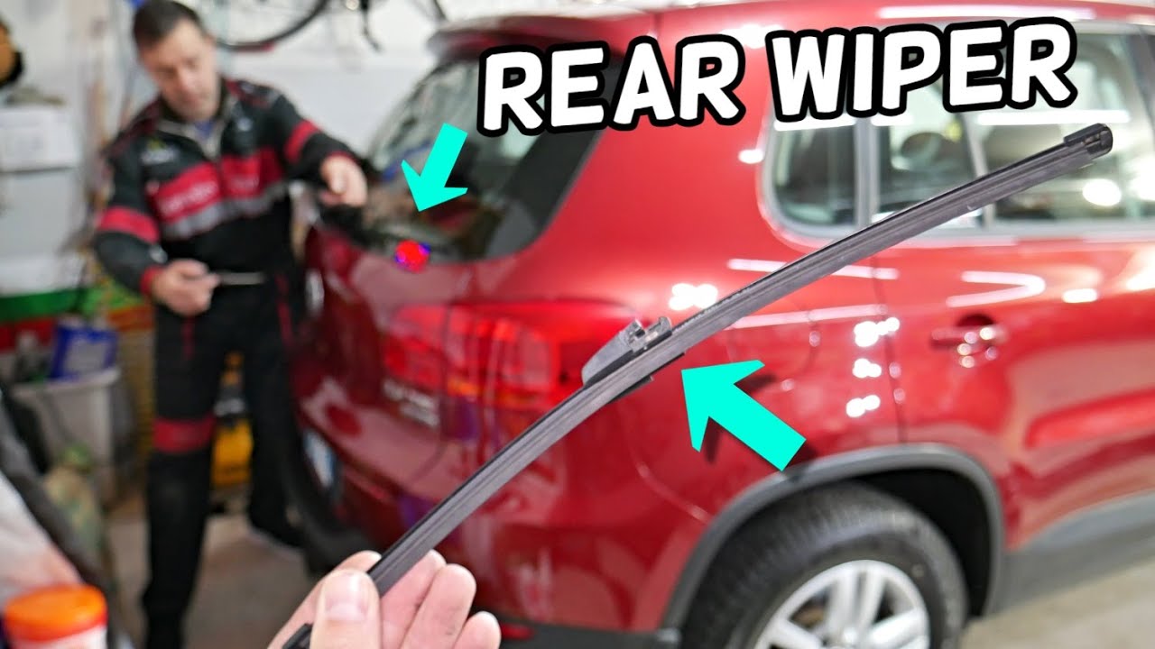 HOW TO REPLACE REAR WINDOW WIPER VW TIGUAN, VOLKSWAGEN TIGUAN