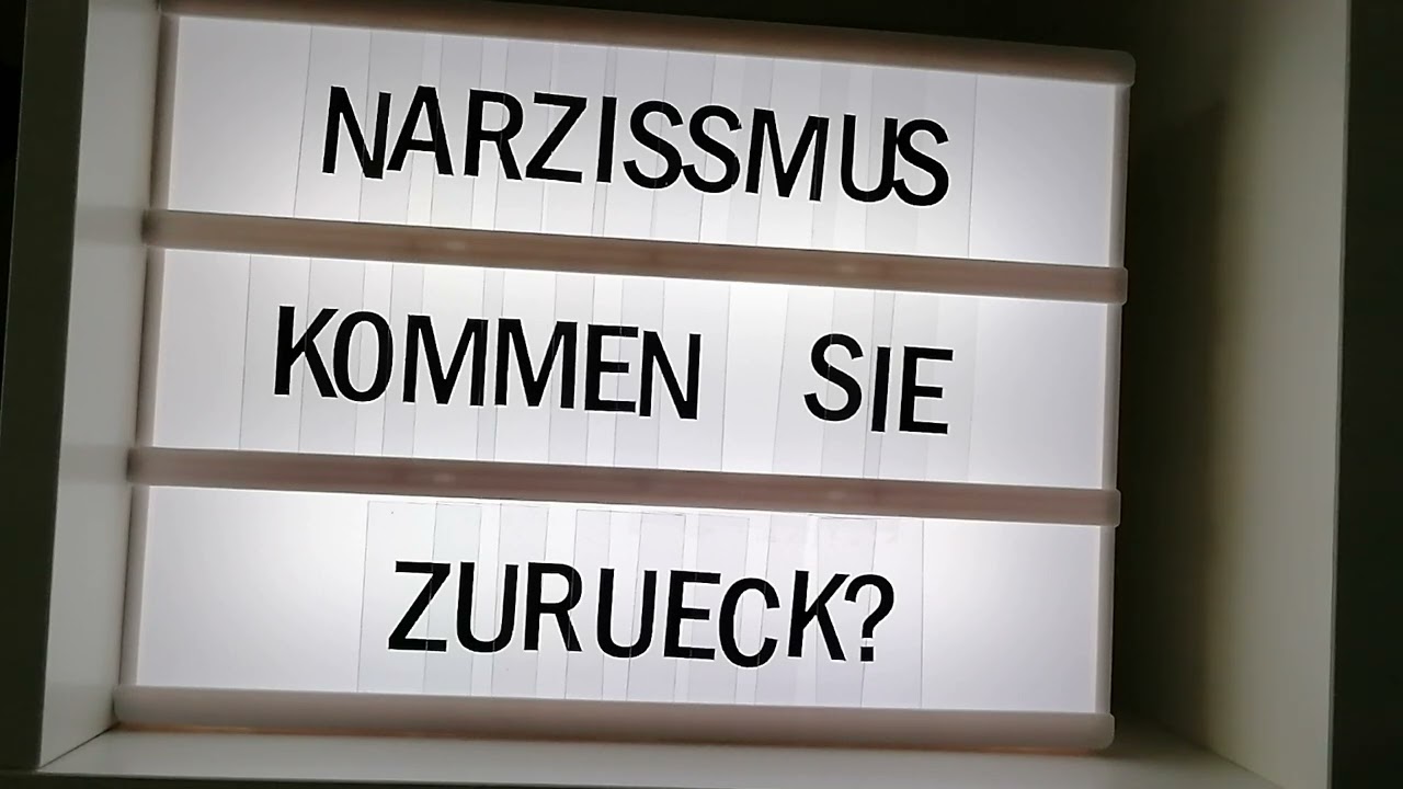 Kommt der Narzisst zurück?