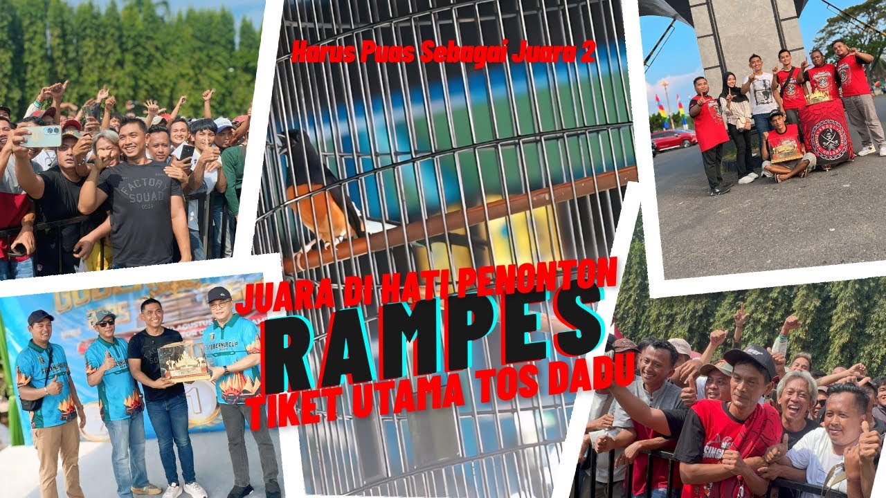 LAGI LAGI TOS DADU‼️RAMPES JUARA DI HATI PENONTON‼️
