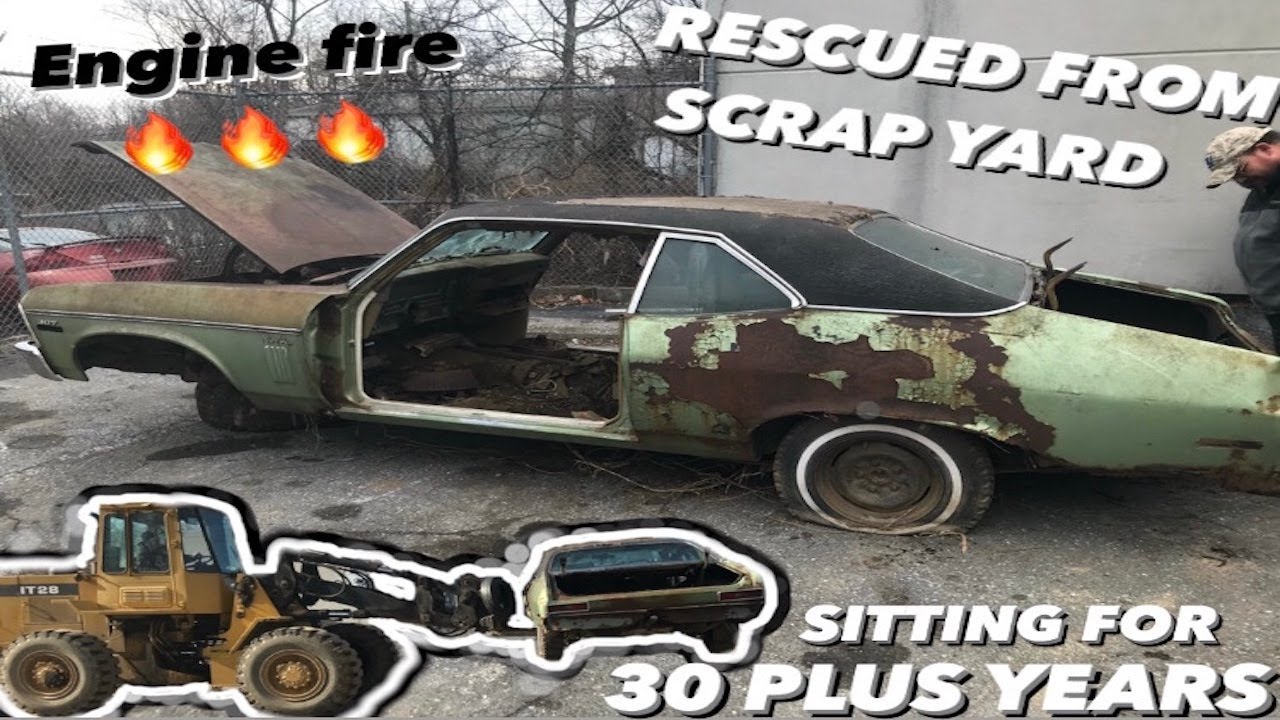Chevy Nova rescued from scrap yard!!! Our new project
