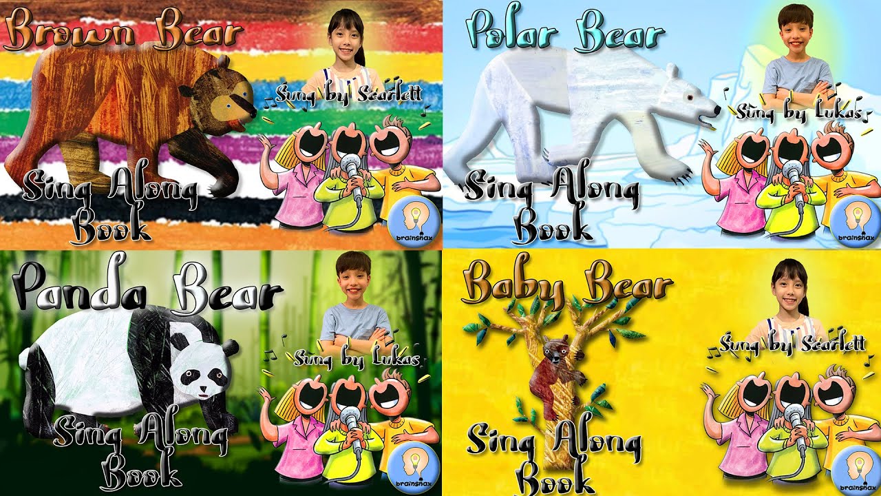 Eric Carle Bear songs | Brown Bear | Polar Bear | Panda Bear | Baby Bear