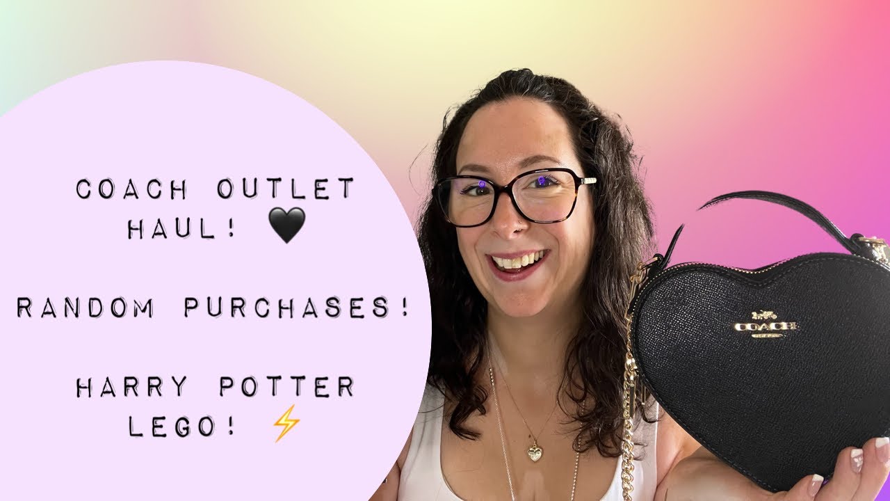 Coach Outlet heart bag & Reserve piece! 🖤 | Random Quebec artisans haul | Harry Potter Lego! ⚡️