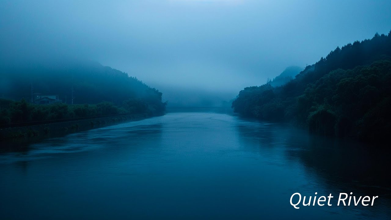 Quiet Riverside Before Dawn｜夜明け前の川音で深くリラックス