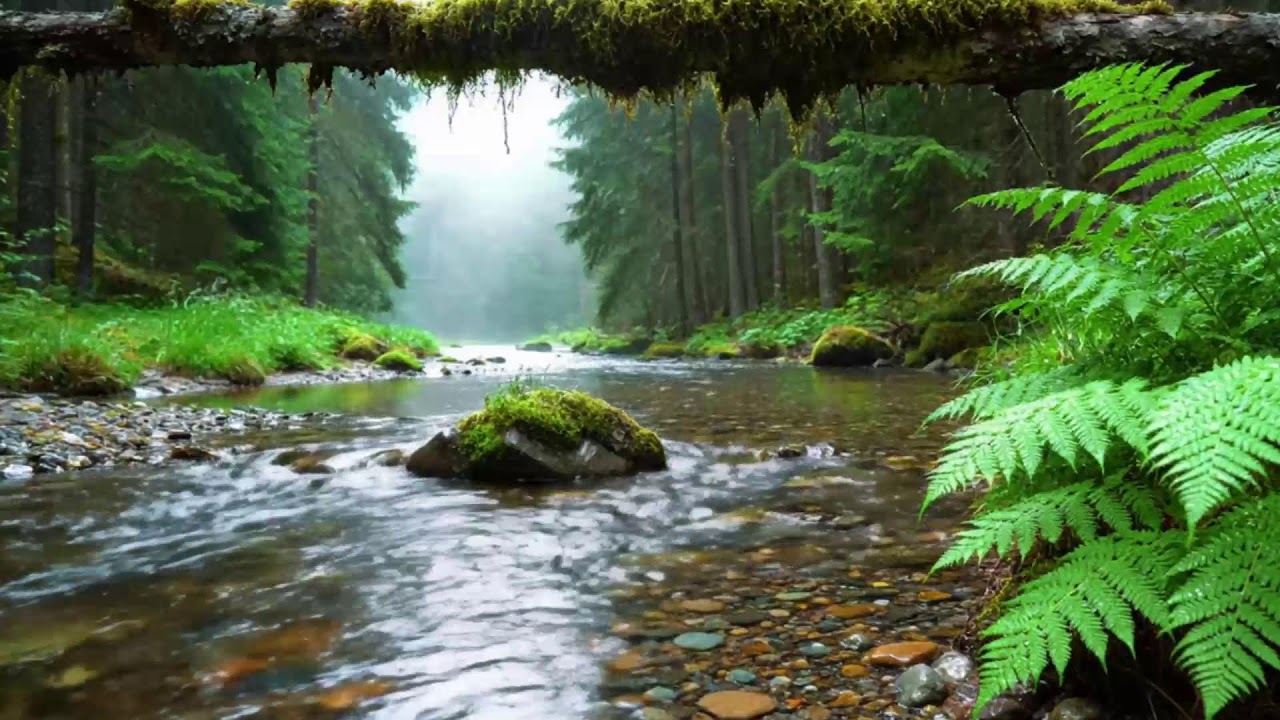 Relaxing Forest Stream Sounds with Gentle Birdsong 🌿 Peaceful Nature Sounds for Deep Sleep & Stress