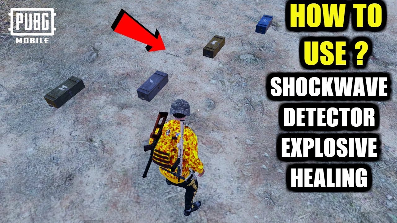 PUBG Mobile Zombie Mode New Update - How to USE ? Detector, Healing Wave, Explosive Ammo & ShockWave