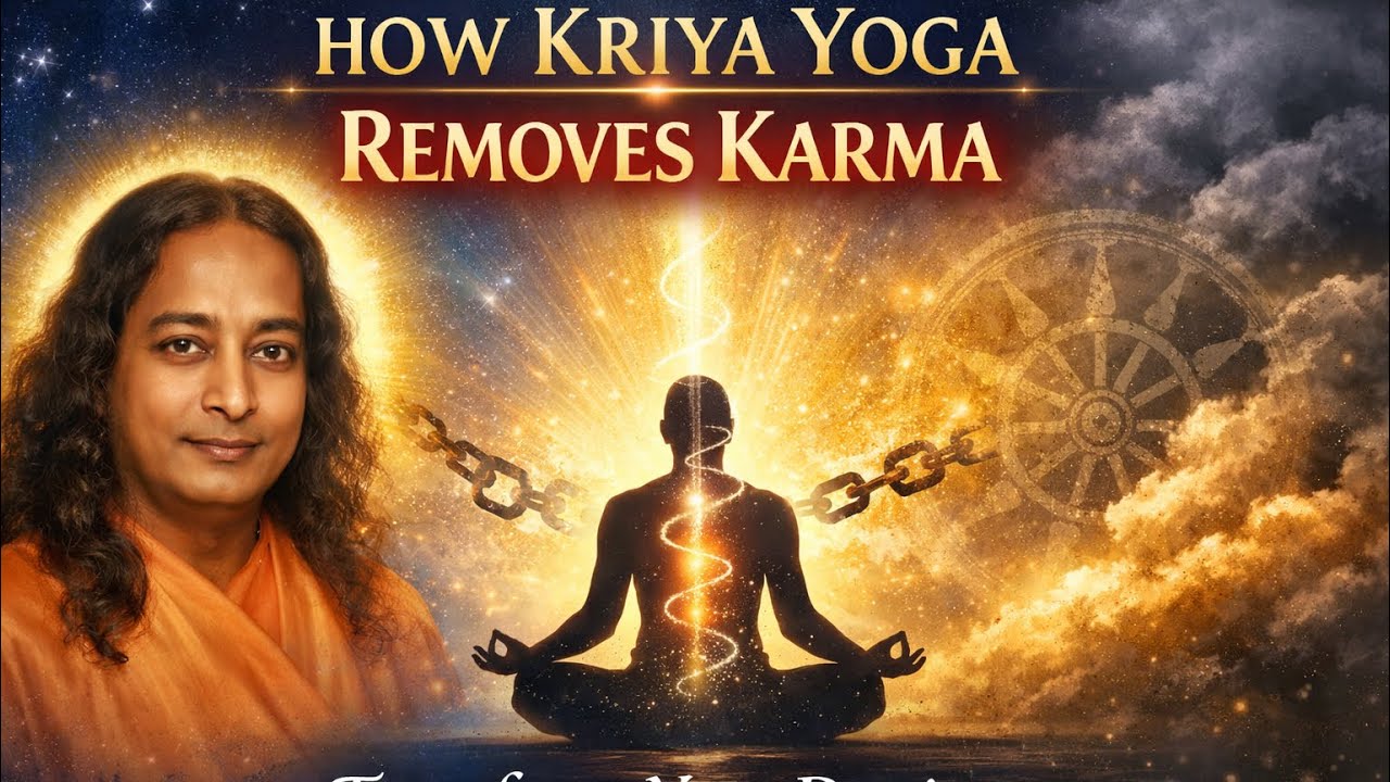 How Kriya Yoga Removes Certain Karmic Incidents from Your Life|Paramhansa Yogananda 