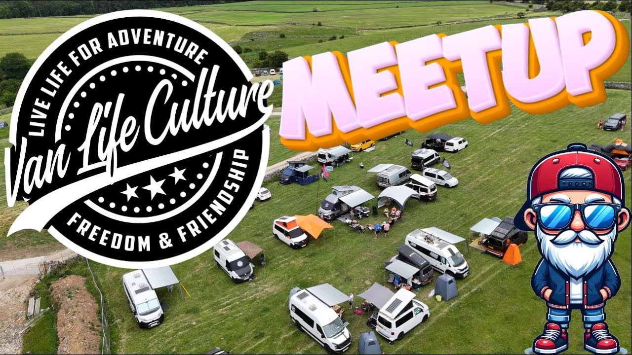 Van Life Culture Meet-Up at Lathkill Wild Campsite | Cave Hikes, Water Fights & Movie Nights!