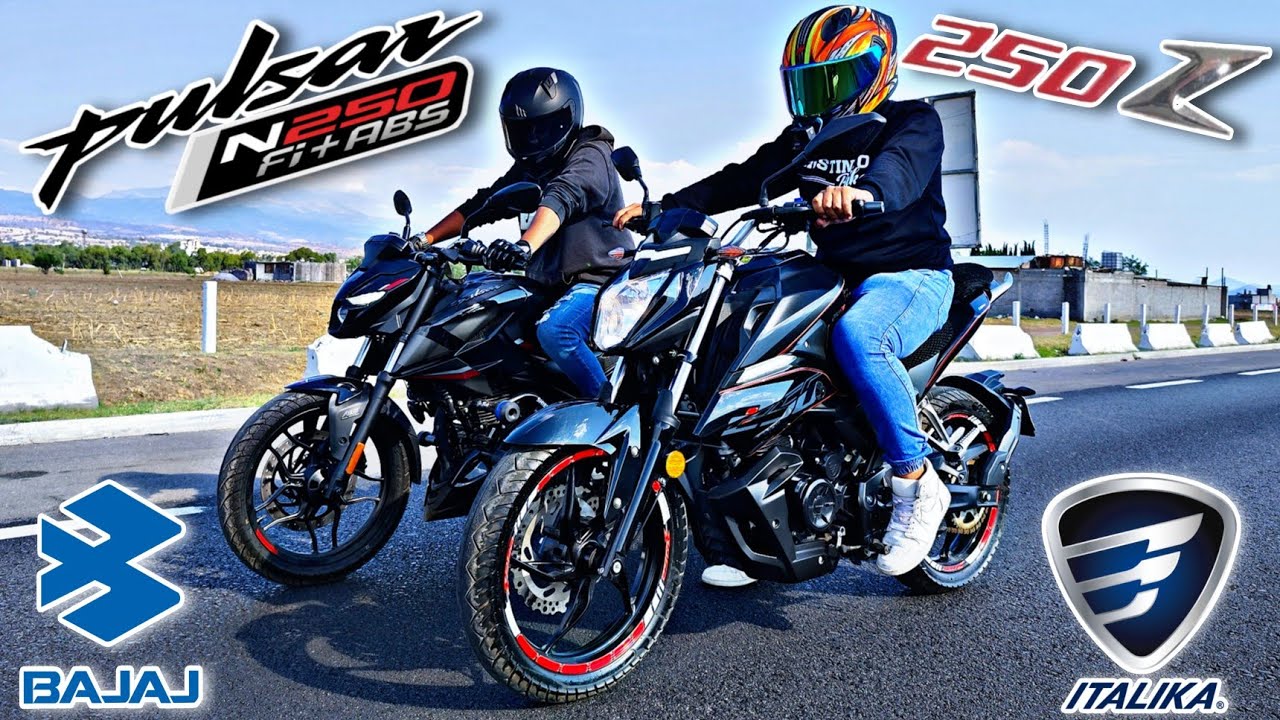 Bajaj Pulsar N250 против Italika 250Z | Гонка | Остановите эту бойню! 😰💔