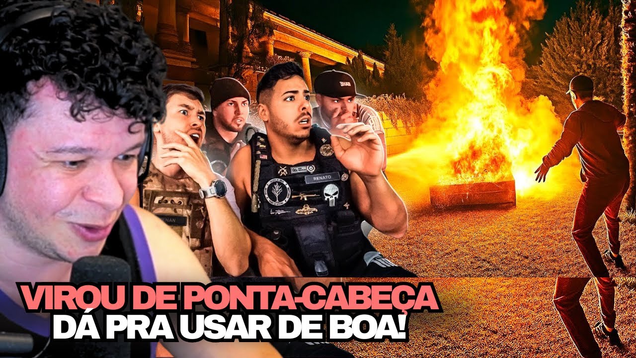 ARUAN REAGE: PROVEI QUE FOI O CASEIRO QUE COLOCOU FOGO * estão todos em choque * (Thiago Reis)