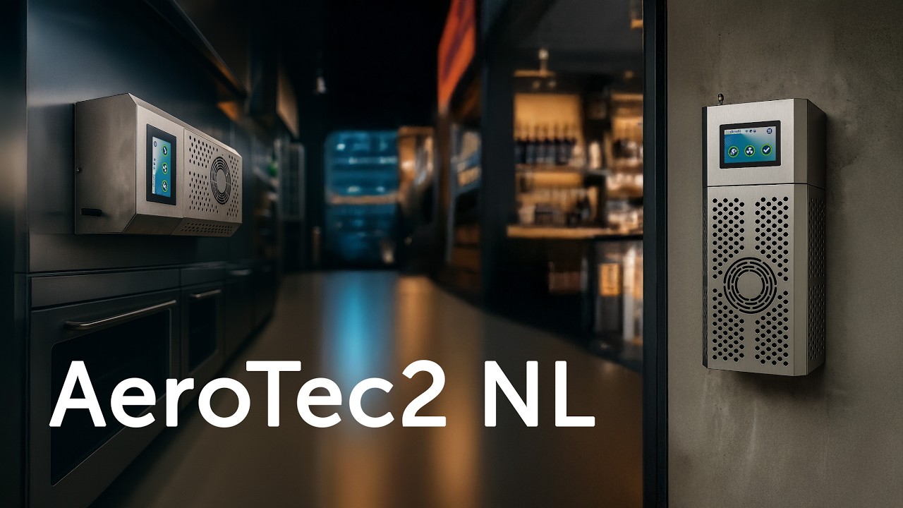 AeroTec2 - Natuurlijke luchtzuivering zonder filters of chemicaliën.