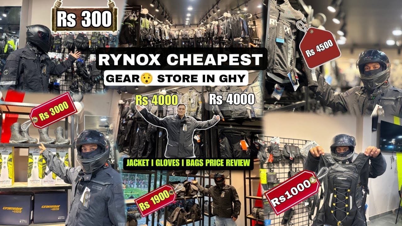“Cheapest Rynox Riding Gear 😱 || Jacket, Gloves & Bags Price Review”