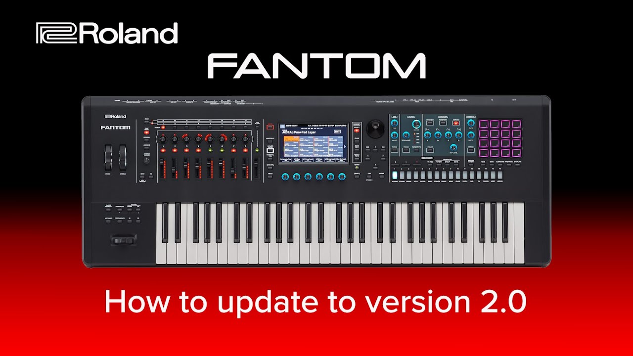 Roland FANTOM - How to update version 2.0