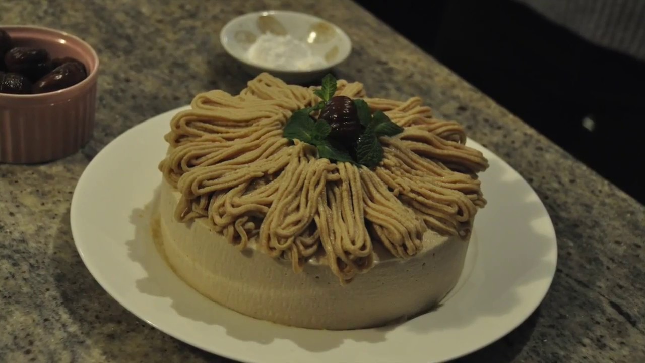 Chestnut Mousse Cake栗子慕斯蛋糕
