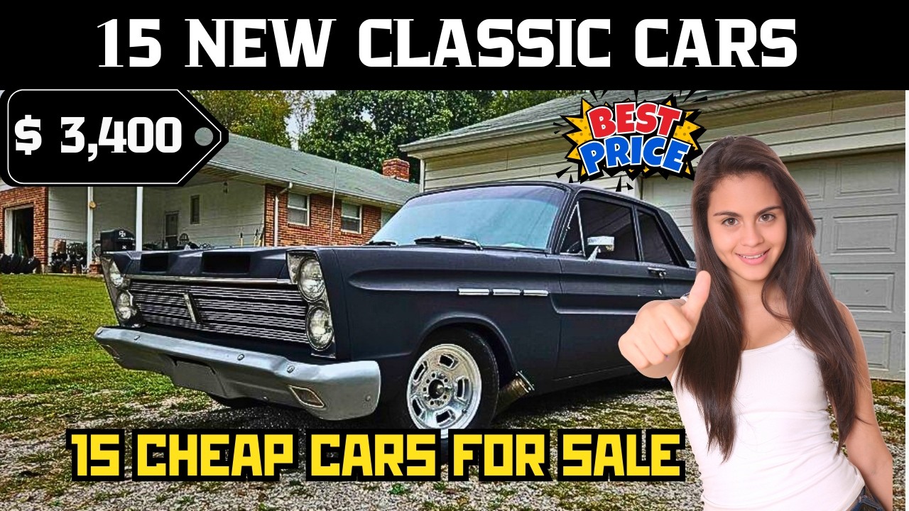 Alive Beauties: 15 Classic Cars for Sale Cheap #classiccars #classiccarsforsale