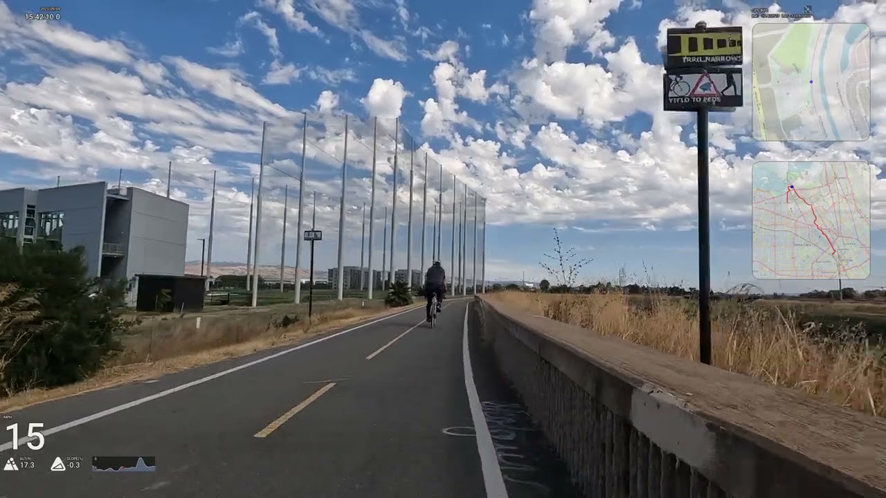 Santa Clara - San Jose bicycle loop